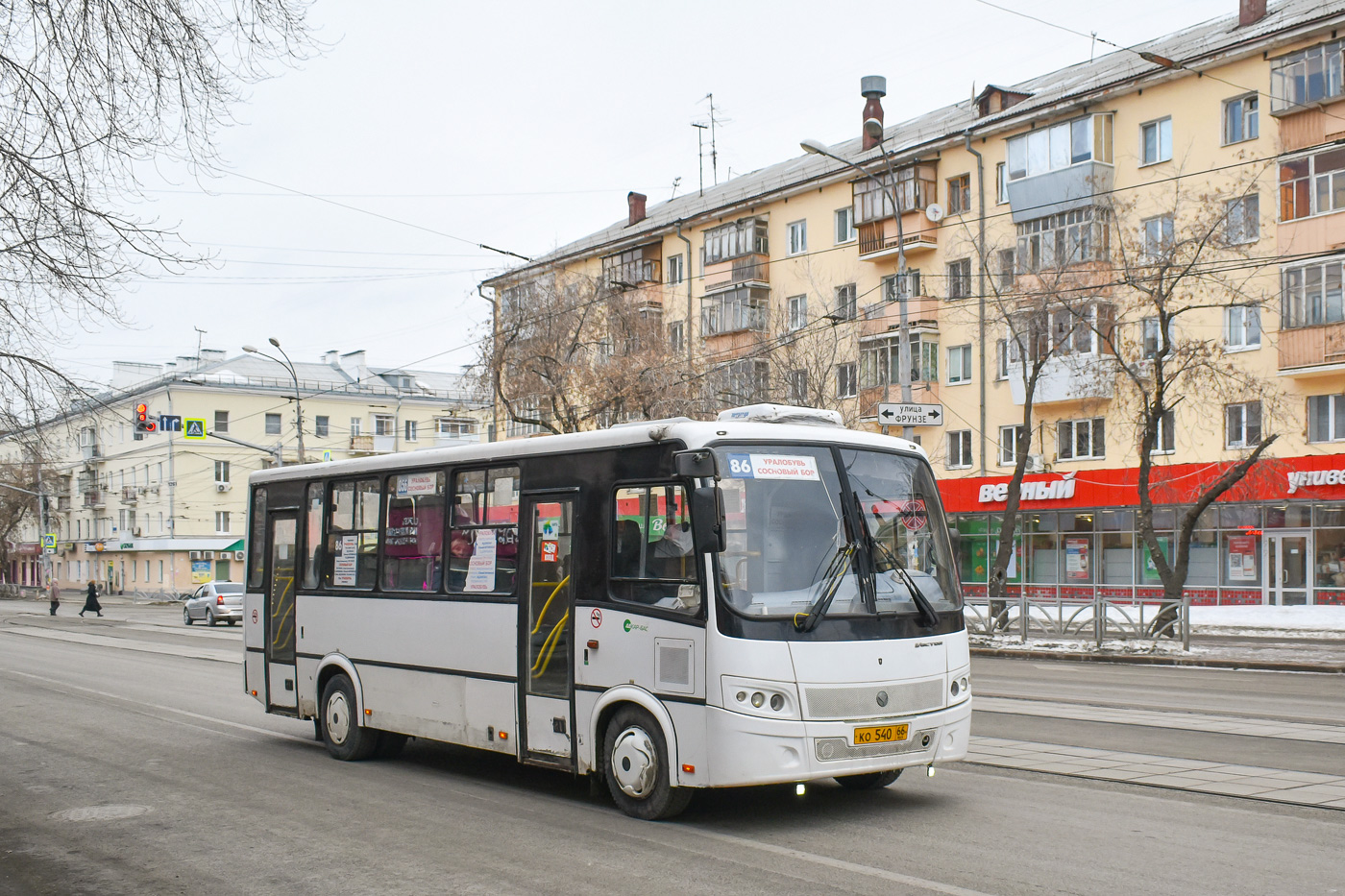 Свердловская область, ПАЗ-320412-05 "Вектор" № КО 540 66