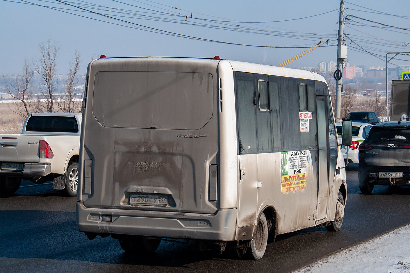 Omsk region, GAZ-A64R42 Next Nr. Т 290 СУ 55