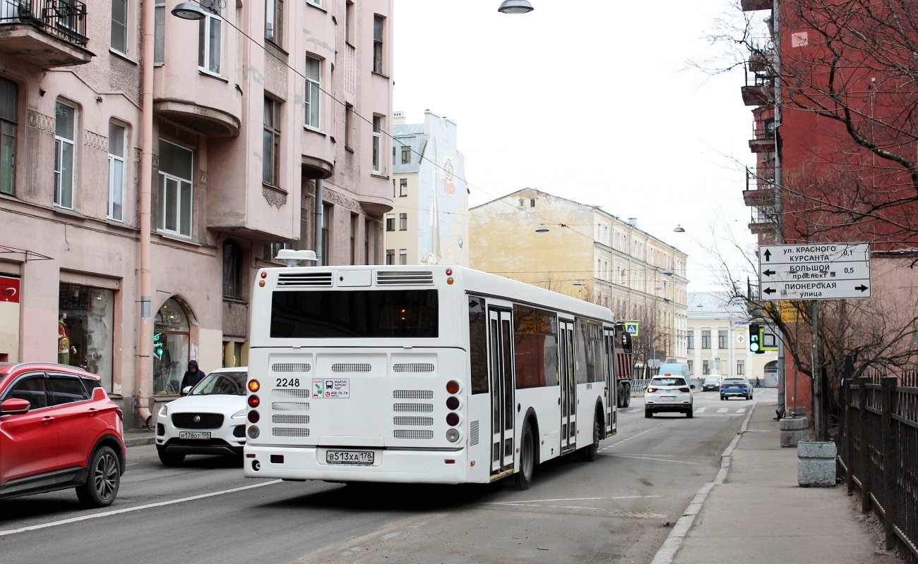 Санкт-Петербург, ЛиАЗ-5292.60 № 2248