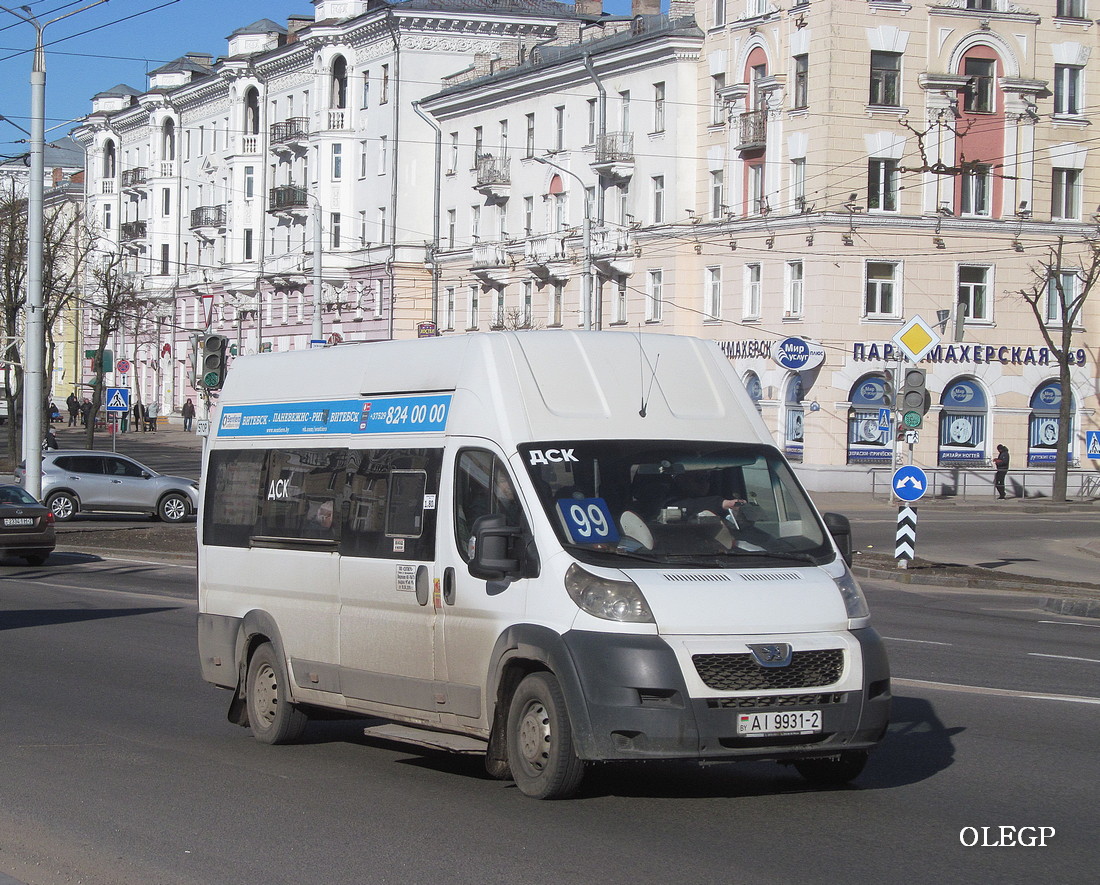 Витебская область, АТ-2210 (Peugeot Boxer) № АІ 9931-2