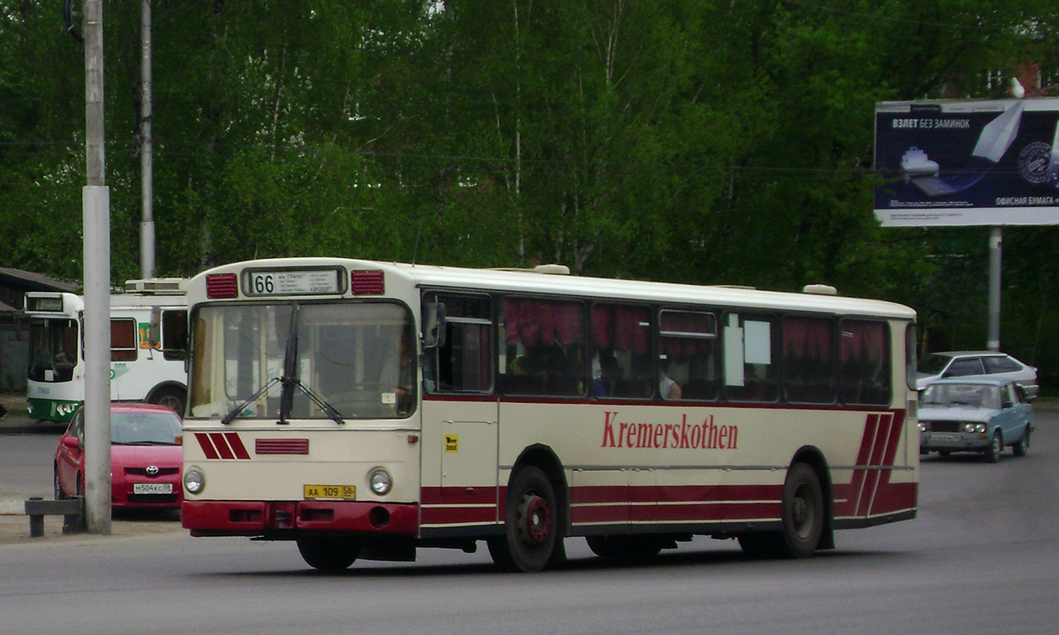 Пензенская область, Mercedes-Benz O307 № АА 109 58