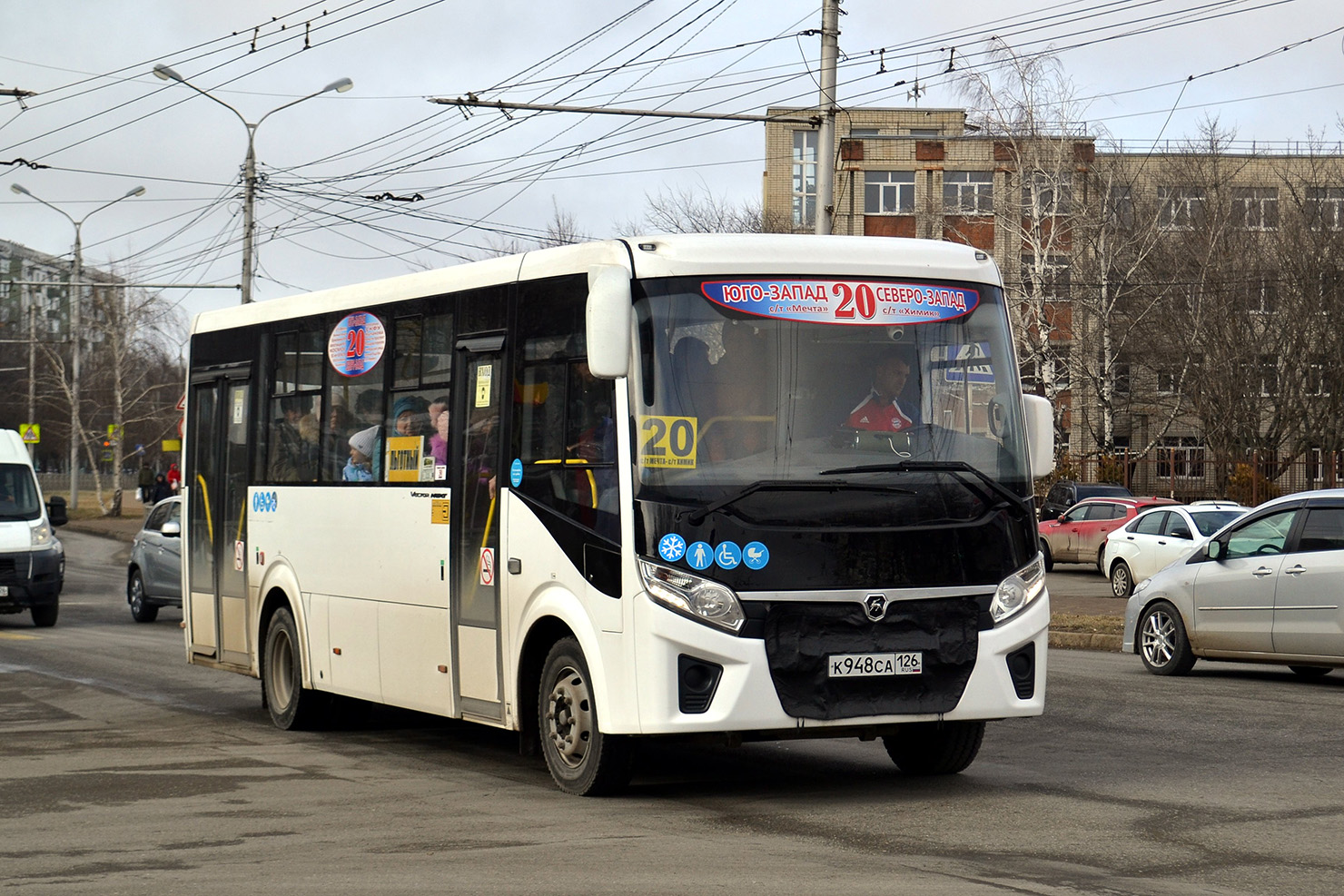 Ставропольский край, ПАЗ-320415-04 "Vector Next" № К 948 СА 126