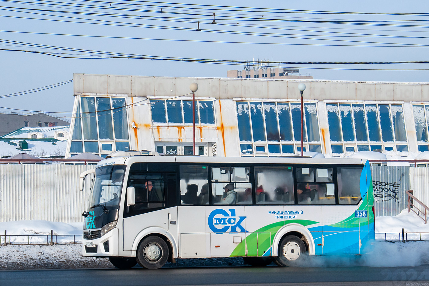 Omsk region, PAZ-320435-04 "Vector Next" # 356