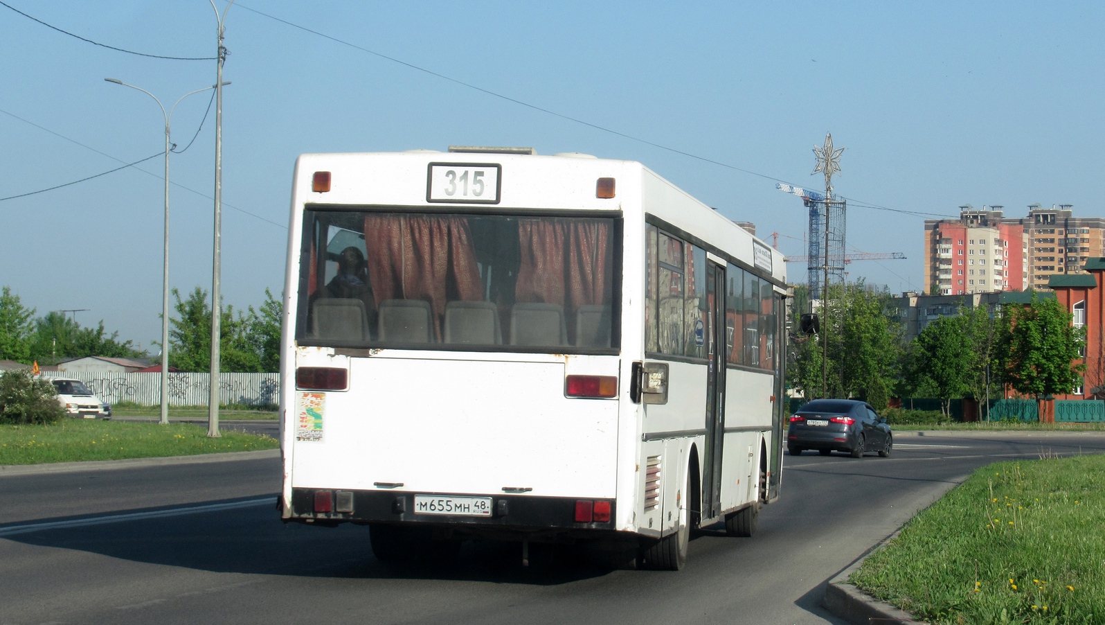 Липецкая область, Mercedes-Benz O405 № М 655 МН 48