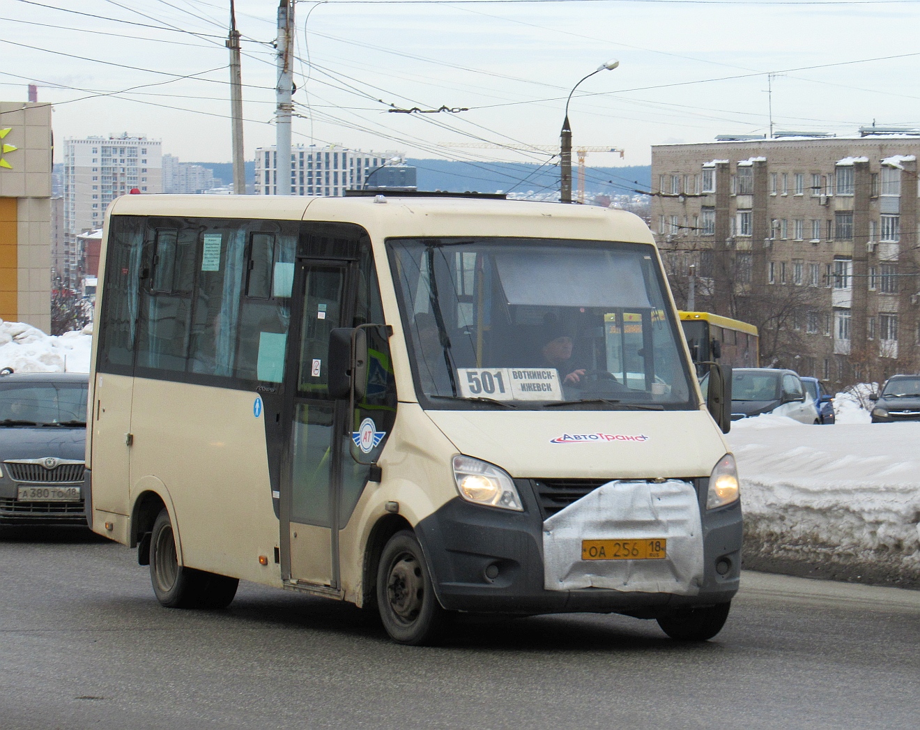 Удмуртия, ГАЗ-A64R42 Next № ОА 256 18