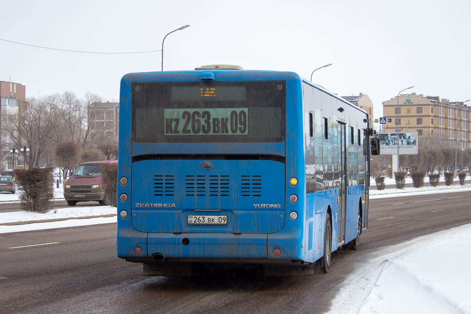 Карагандинская область, Yutong ZK6118HGA (QazTehna) № 263 BK 09