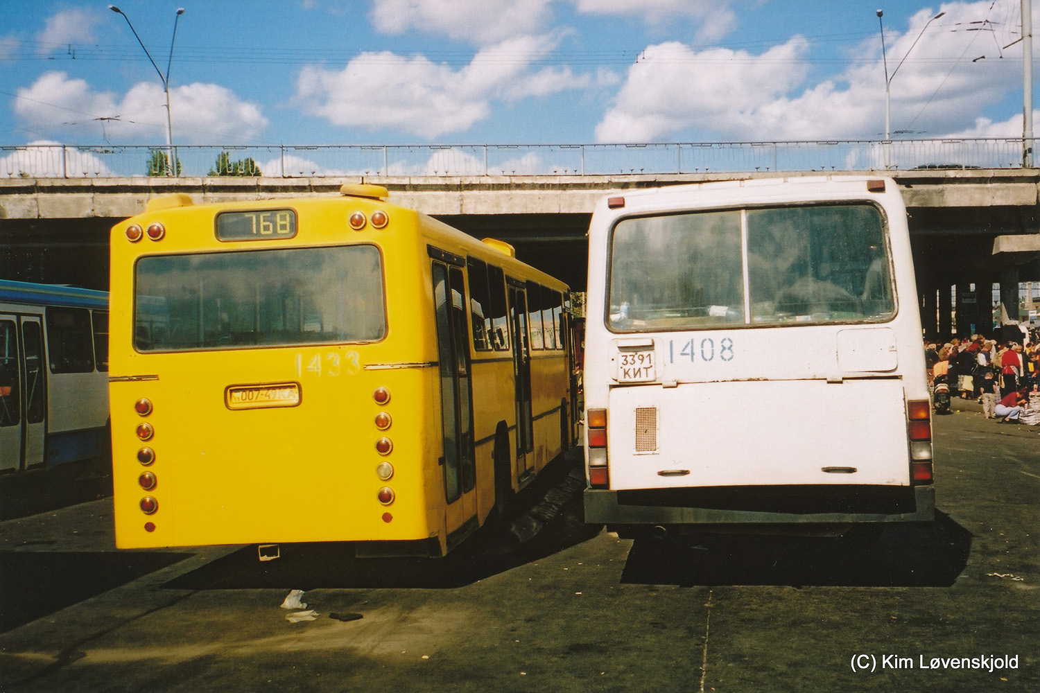 Kiew, Aabenraa (Poltava-Automash) Nr. 1433; Kiew, LAZ-52523 Nr. 1408