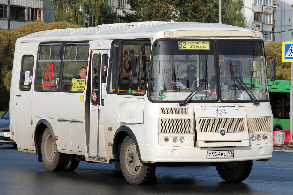 Псковская область, ПАЗ-32053 № О 924 КС 60