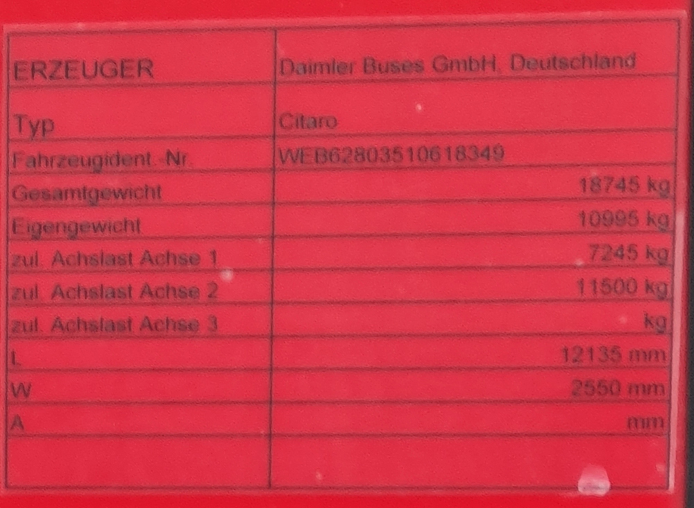 Austrija, Mercedes-Benz Citaro C2 Nr. 8736