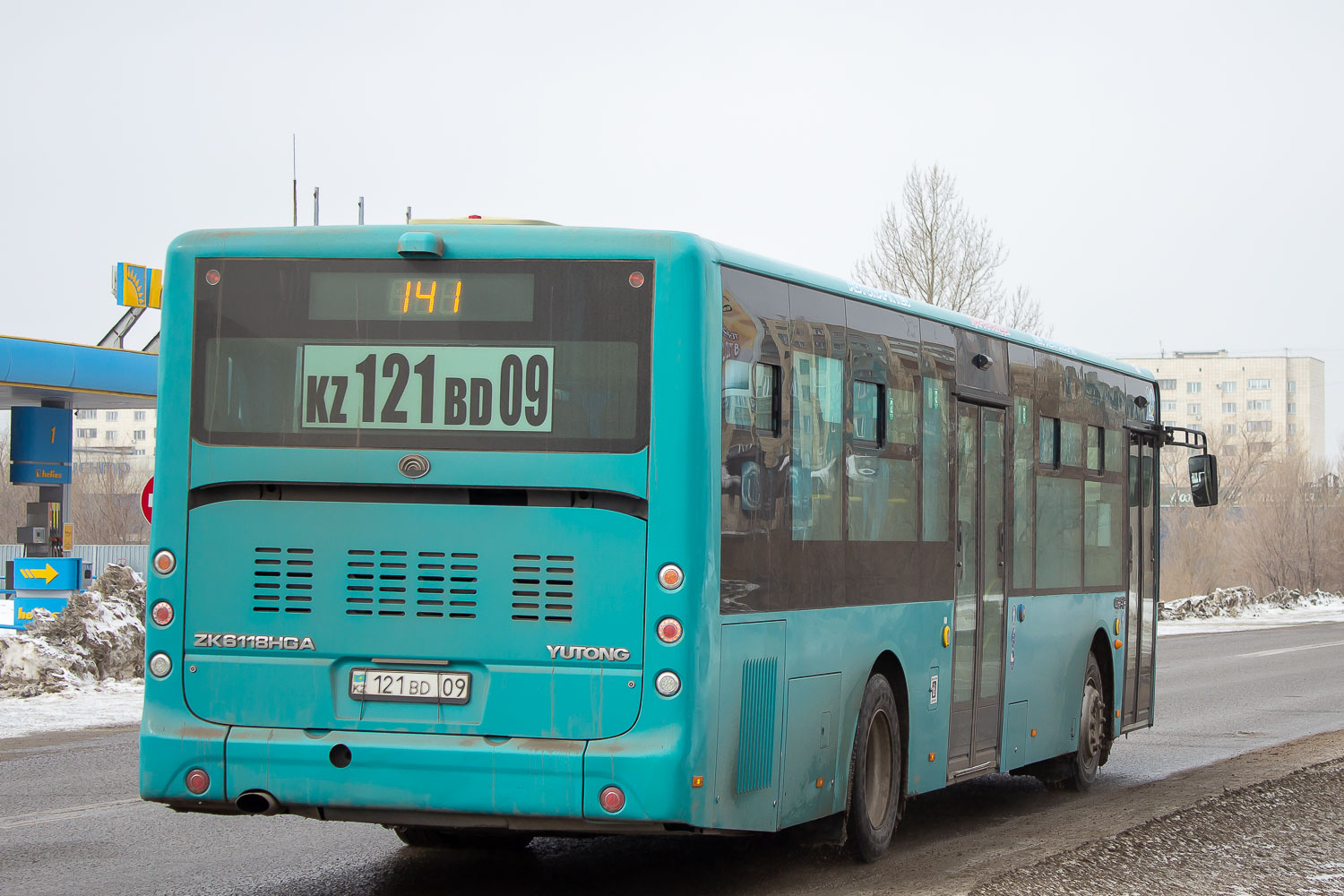 Карагандинская область, Yutong ZK6118HGA № 121 BD 09