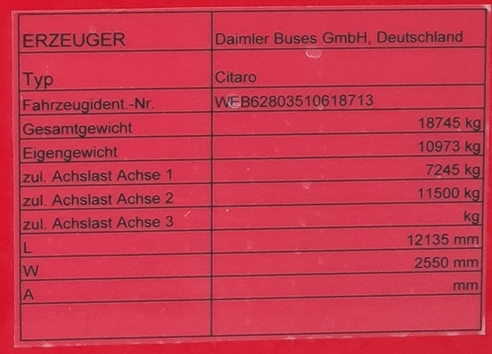 Austrija, Mercedes-Benz Citaro C2 Nr. 1322