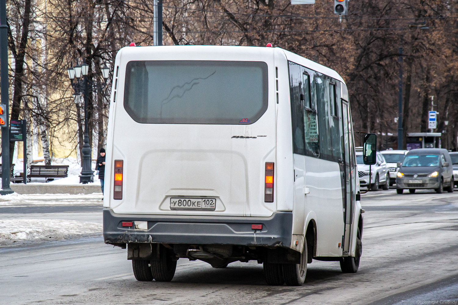Башкортостан, ГАЗ-A63R42 Next № У 800 КЕ 102