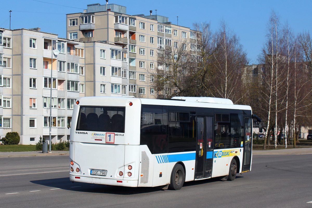 Литва, TEMSA MD9 LE № 81