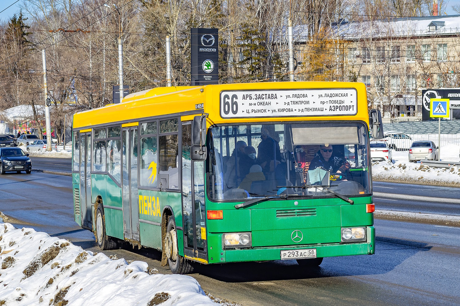 Пензенская область, Mercedes-Benz O405N2 № Р 293 АС 58