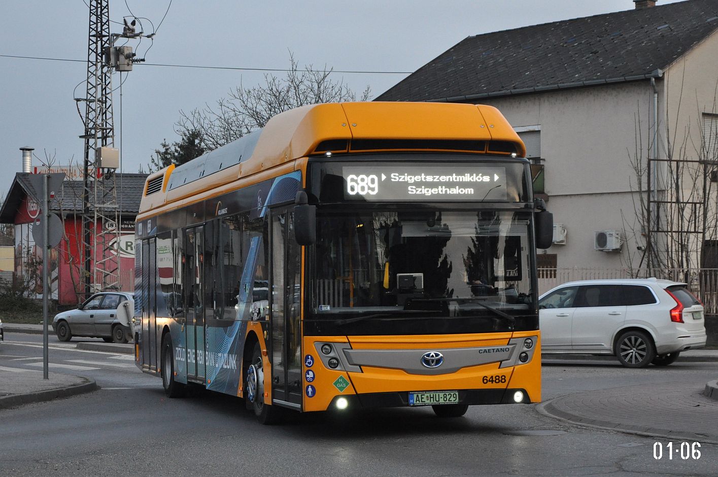 Венгрия, Caetano H2.City Gold № AE HU-829