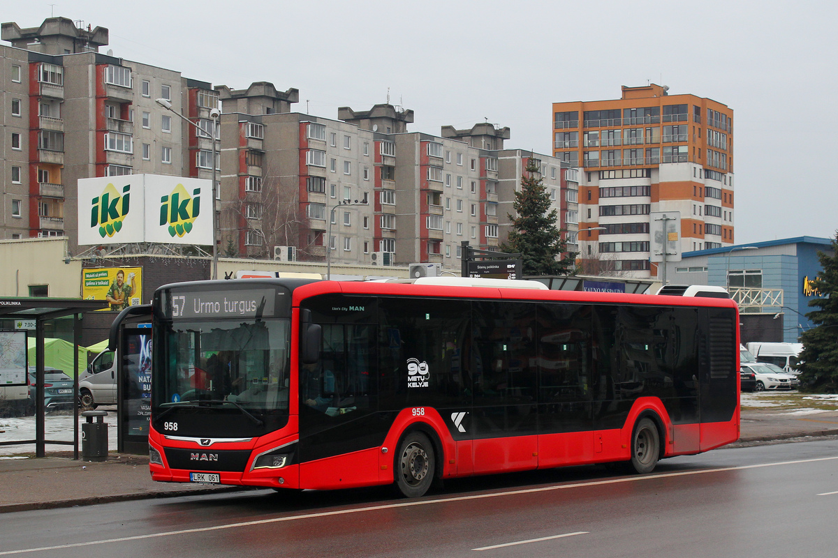 Литва, MAN 12C Lion's City 12 NL330 EfficientHybrid № 958