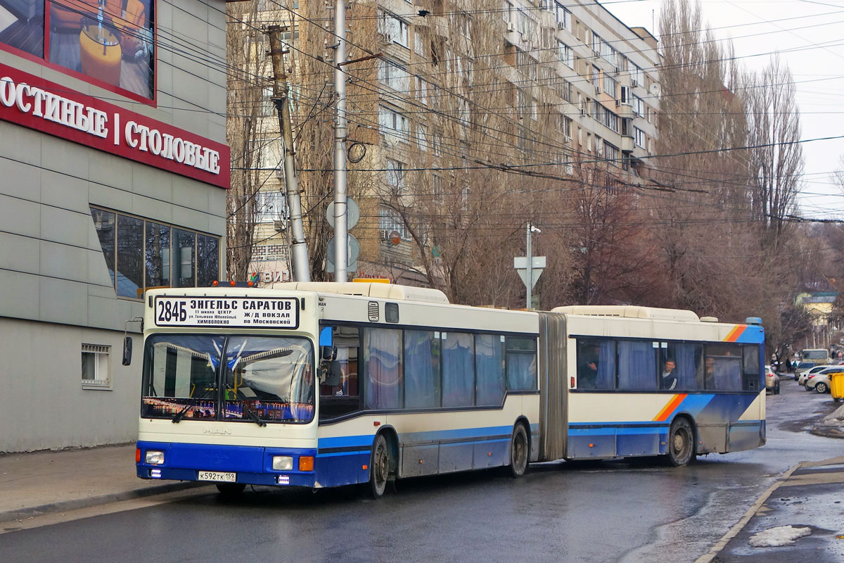 Саратовская область, MAN A11 NG312 № К 592 ТК 159