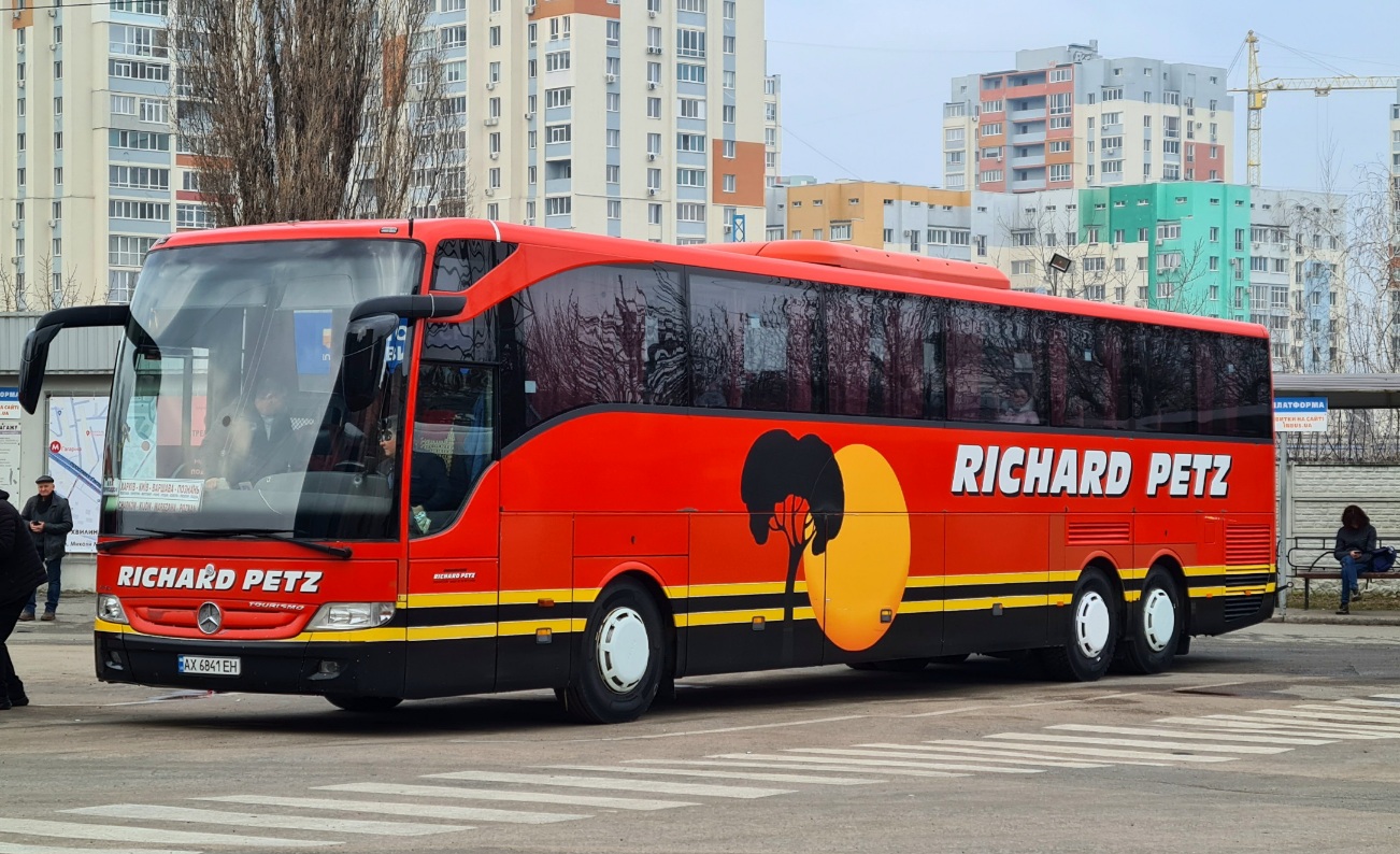 Харьковская область, Mercedes-Benz Tourismo II L 17RHD № AX 6841 EH