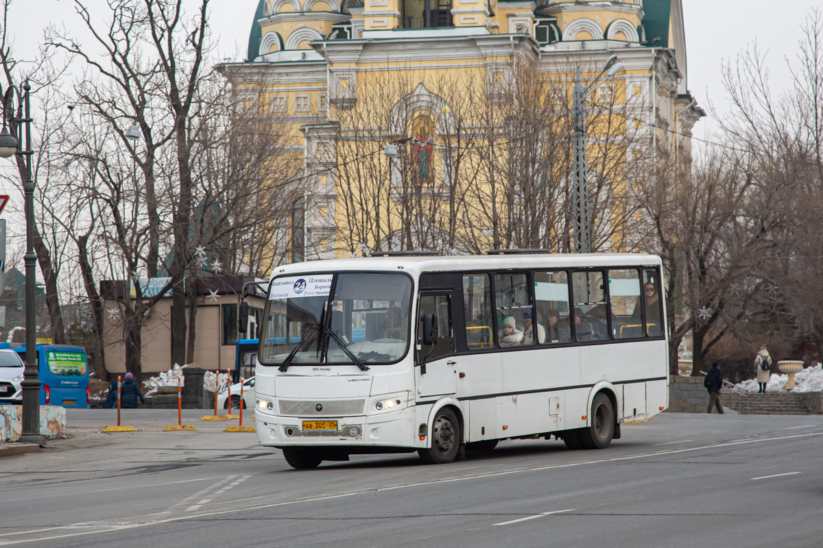 Приморский край, ПАЗ-320412-04 "Вектор" № АВ 305 25