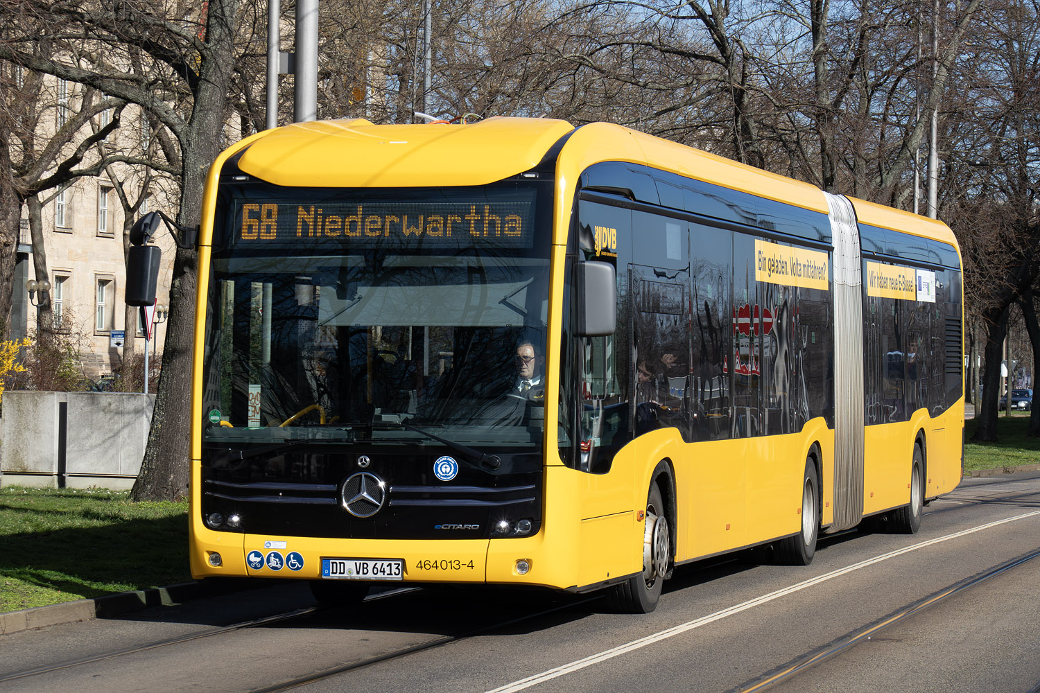Саксония, Mercedes-Benz eCitaro G № 464 013-4