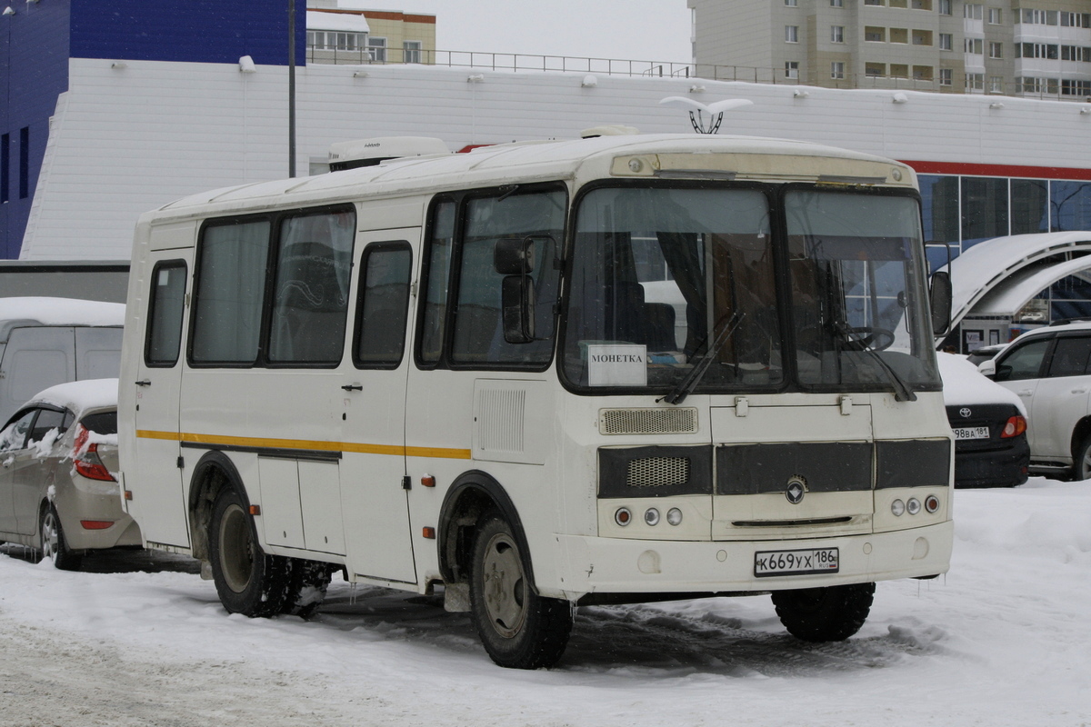 Ханты-Мансийский АО, ВМК3033 (ПАЗ-32053) № К 669 УХ 186