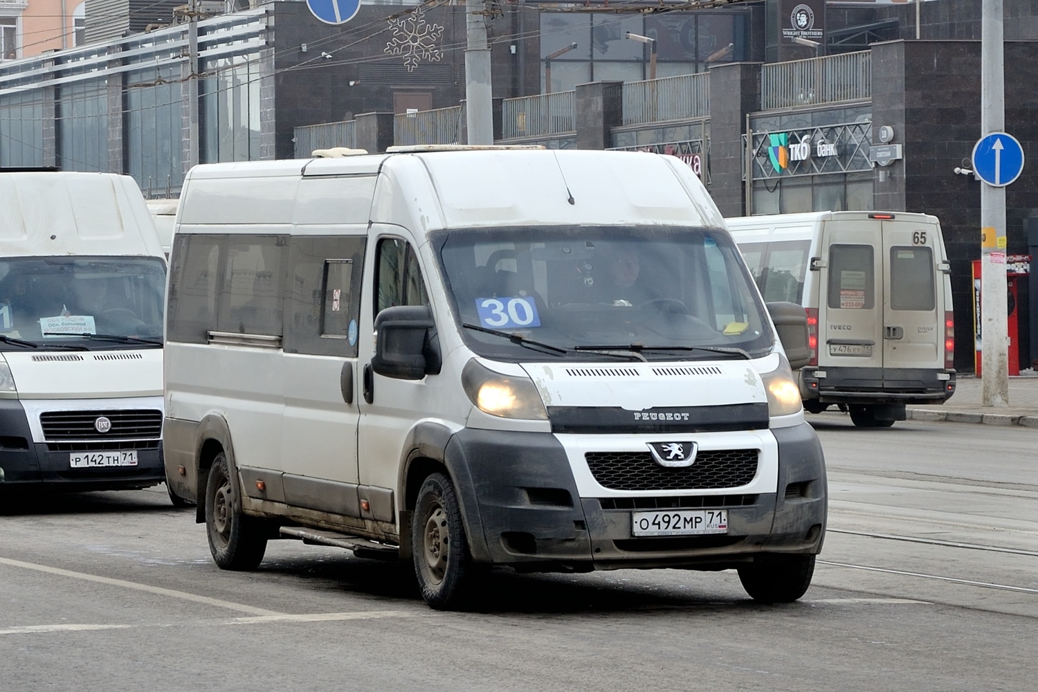 Тульская область, Нижегородец-2227SK (Peugeot Boxer) № О 492 МР 71