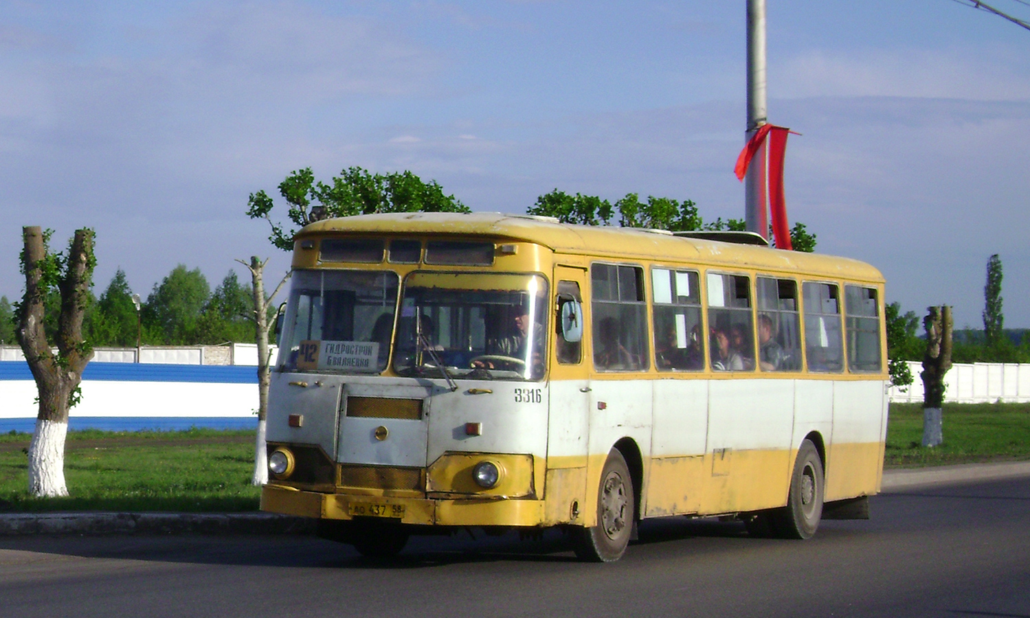 Пензенская область, ЛиАЗ-677М № 3316