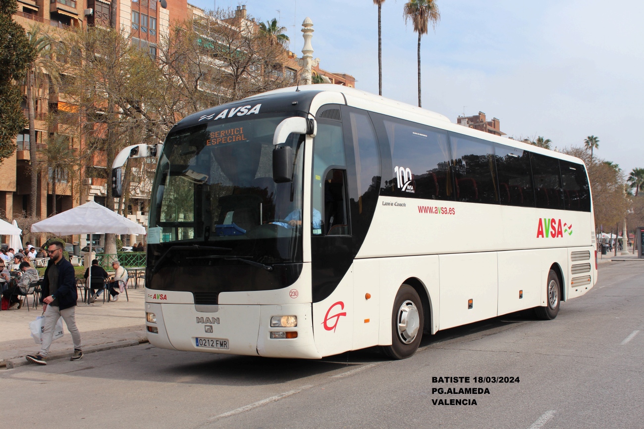 Spain, MAN R07 Lion's Coach RHC464 # 230