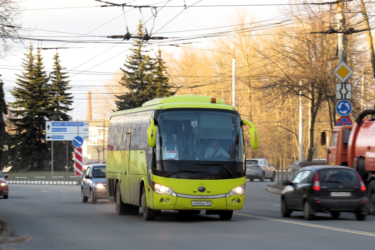 Новгородская область, Yutong ZK6938HB9 № К 840 ВР 53