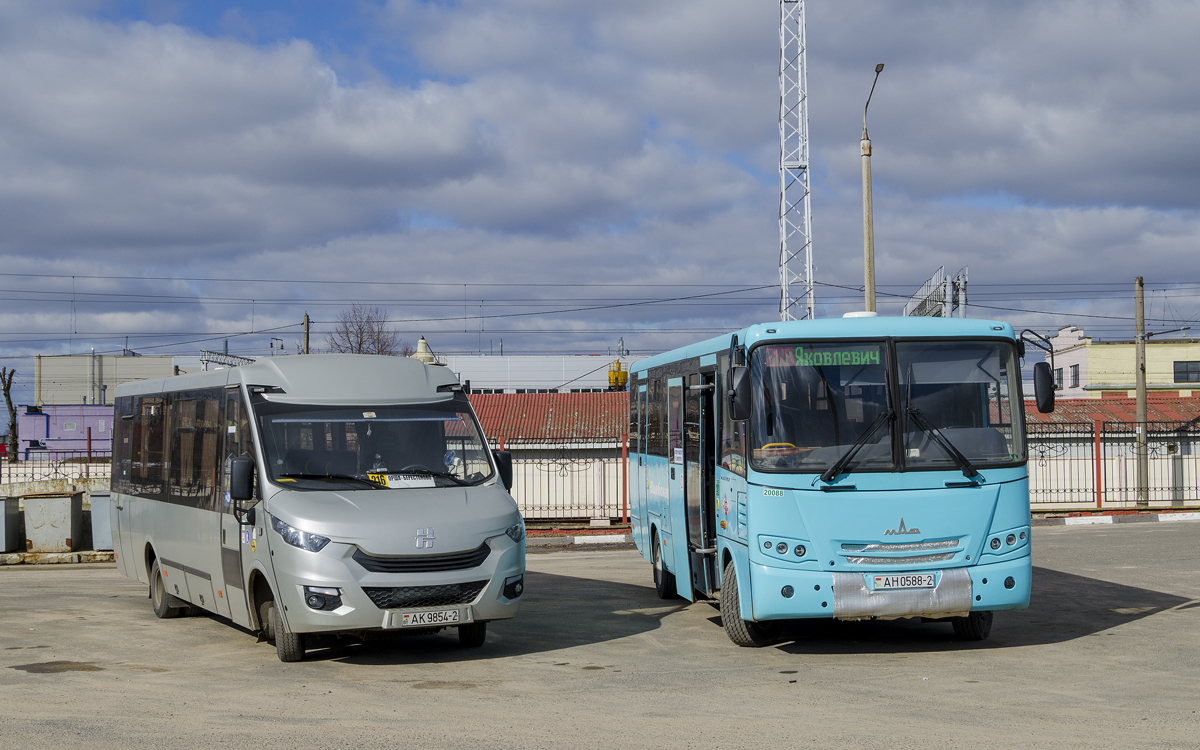 Витебская область, Неман-420224-511 № АК 9854-2; Витебская область, МАЗ-257.040 № 20088