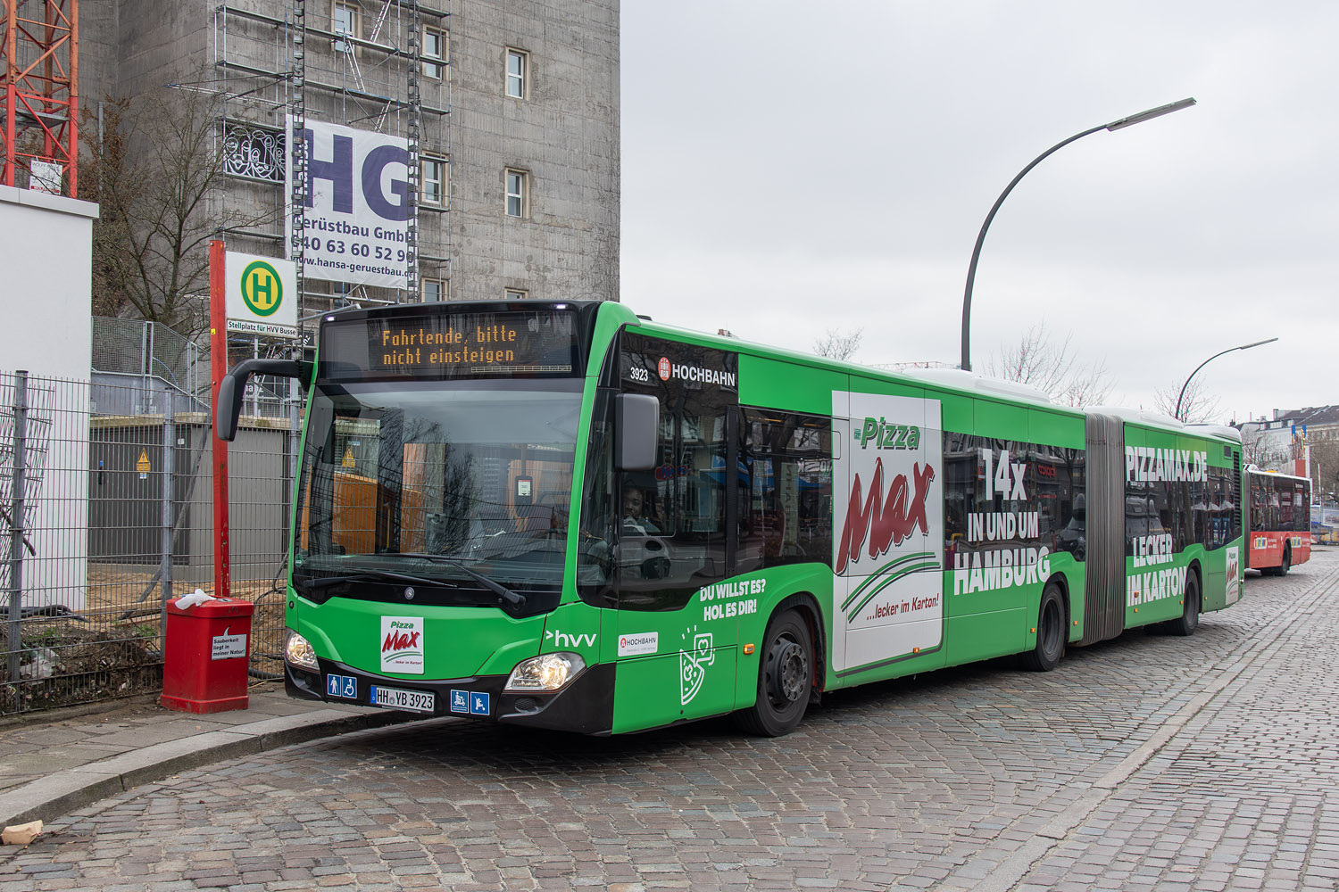 Гамбург, Mercedes-Benz Citaro C2 G hybrid № 3923
