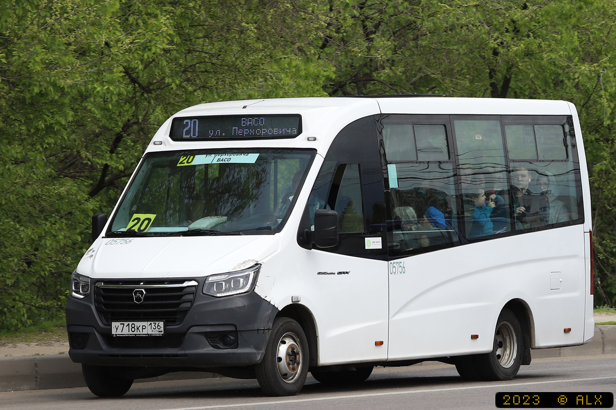 Воронежская область, ГАЗ-A68R52 City № 05756