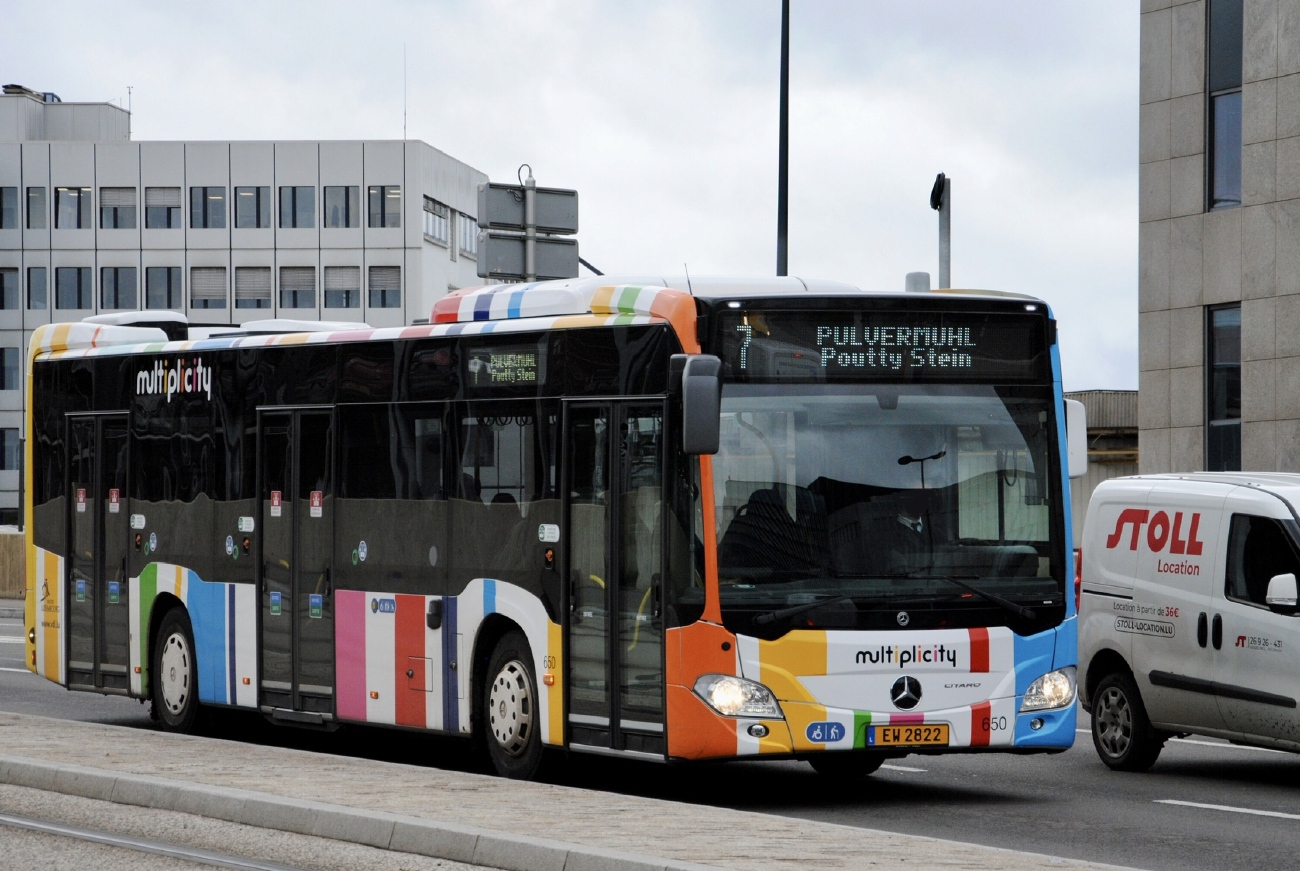 Люксембург, Mercedes-Benz Citaro C2 hybrid № 650