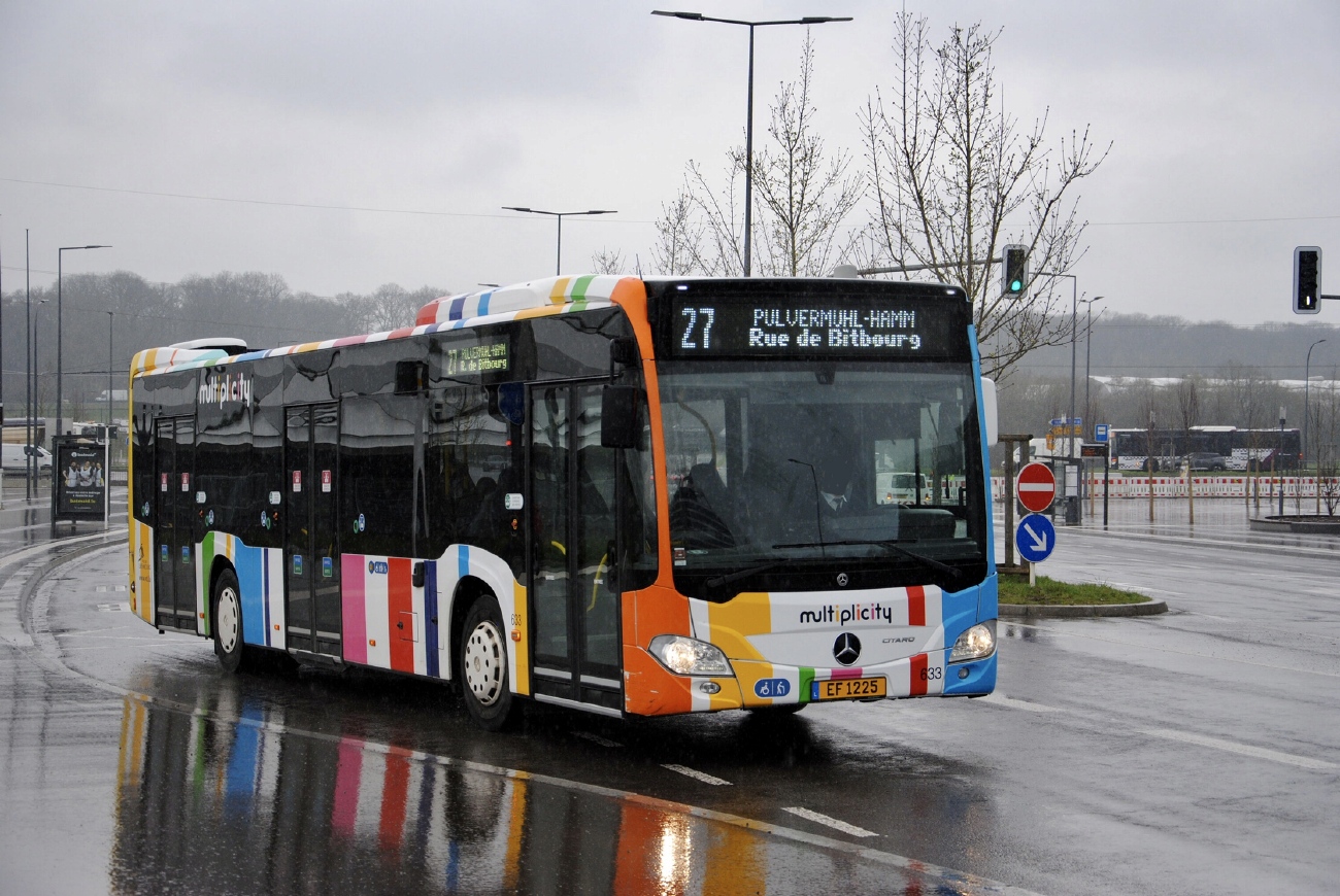 Люксембург, Mercedes-Benz Citaro C2 hybrid № 633
