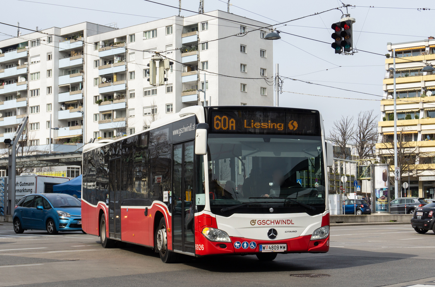 Rakousko, Mercedes-Benz Citaro C2 hybrid č. 6926