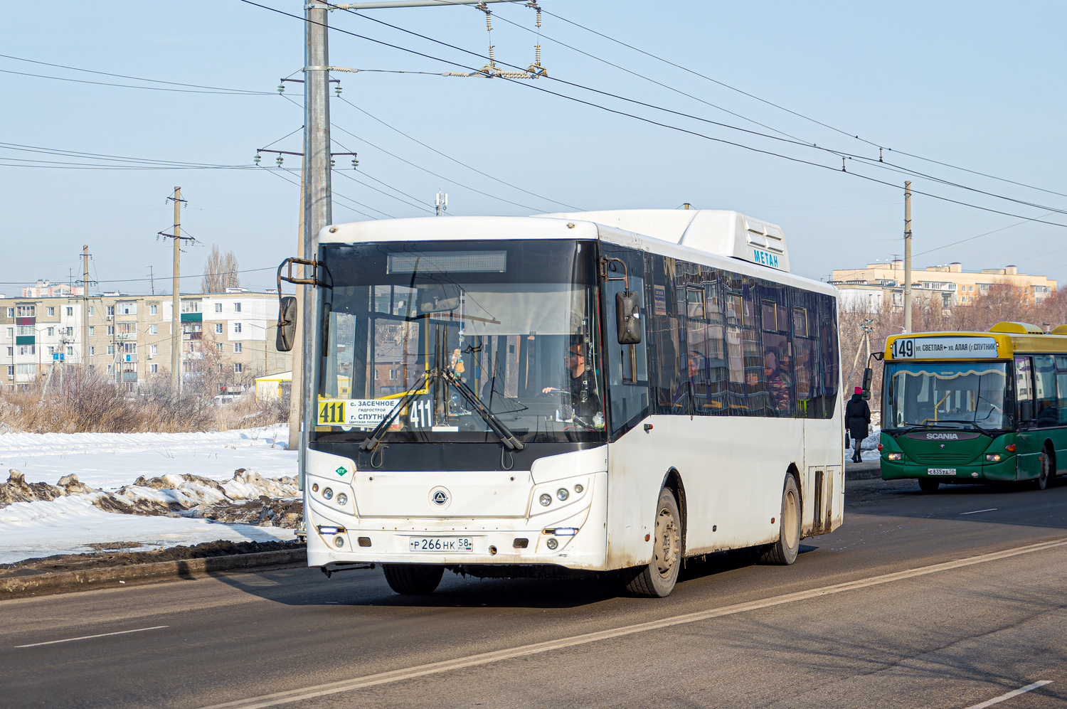 Penza region, KAvZ-4270-70 Nr. Р 266 НК 58