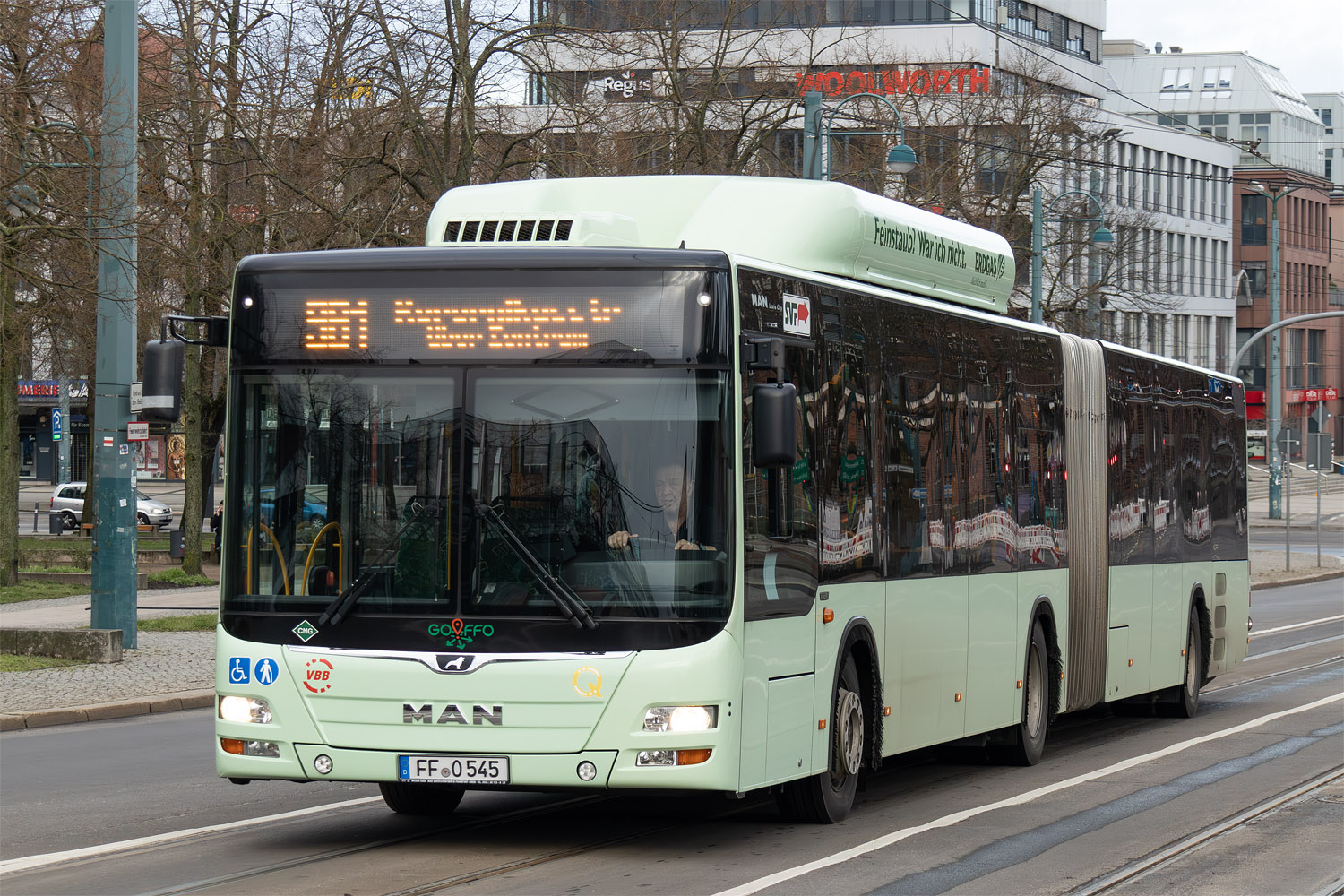 Бранденбург, MAN A23 Lion's City G NG313 CNG № 545