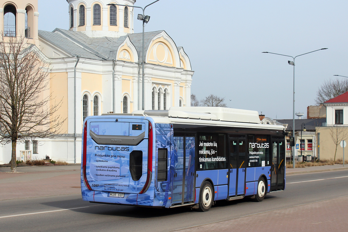 Литва, IVECO Urbanway 10.8M CNG № 1097