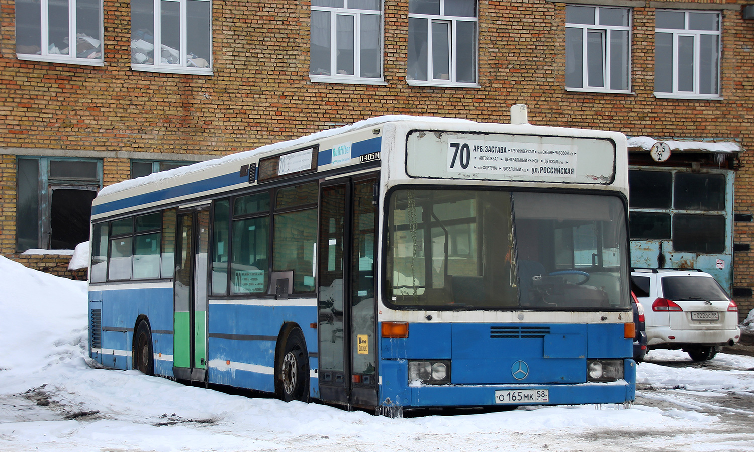 Пензенская область, Mercedes-Benz O405N2 № О 165 МК 58