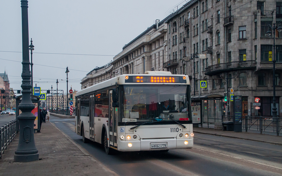 Санкт-Петербург, ЛиАЗ-5292.60 № 1110