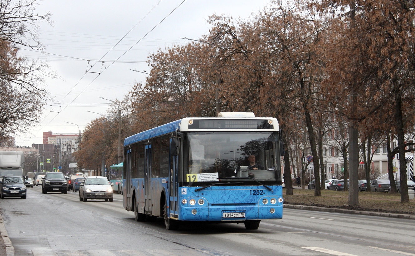 Санкт-Петербург, ЛиАЗ-5292.60 № 1252