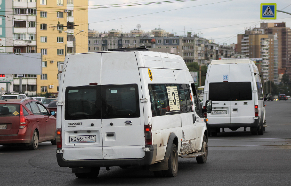 Челябинская область, Нижегородец-222702 (Ford Transit) № Е 346 ОР 174