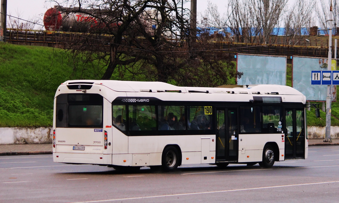 Одесская область, Volvo 7700 Hybrid № 2105