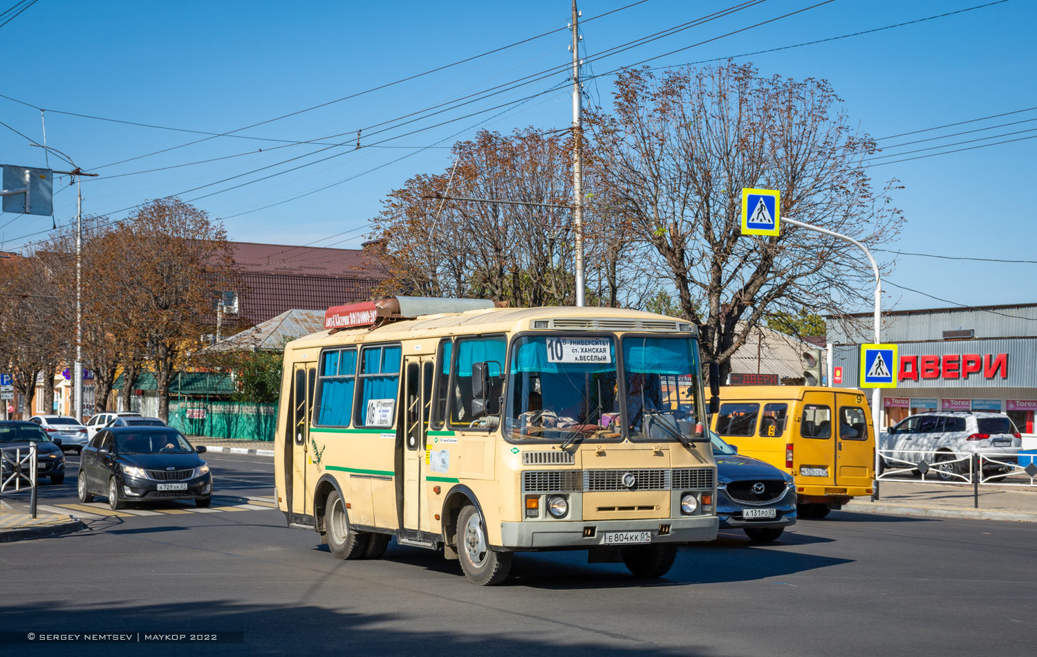 Адыгея, ПАЗ-32054 № Е 804 КК 01