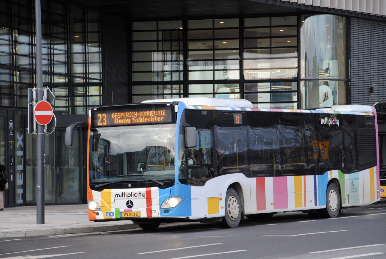 Люксембург, Mercedes-Benz Citaro C2 № 672