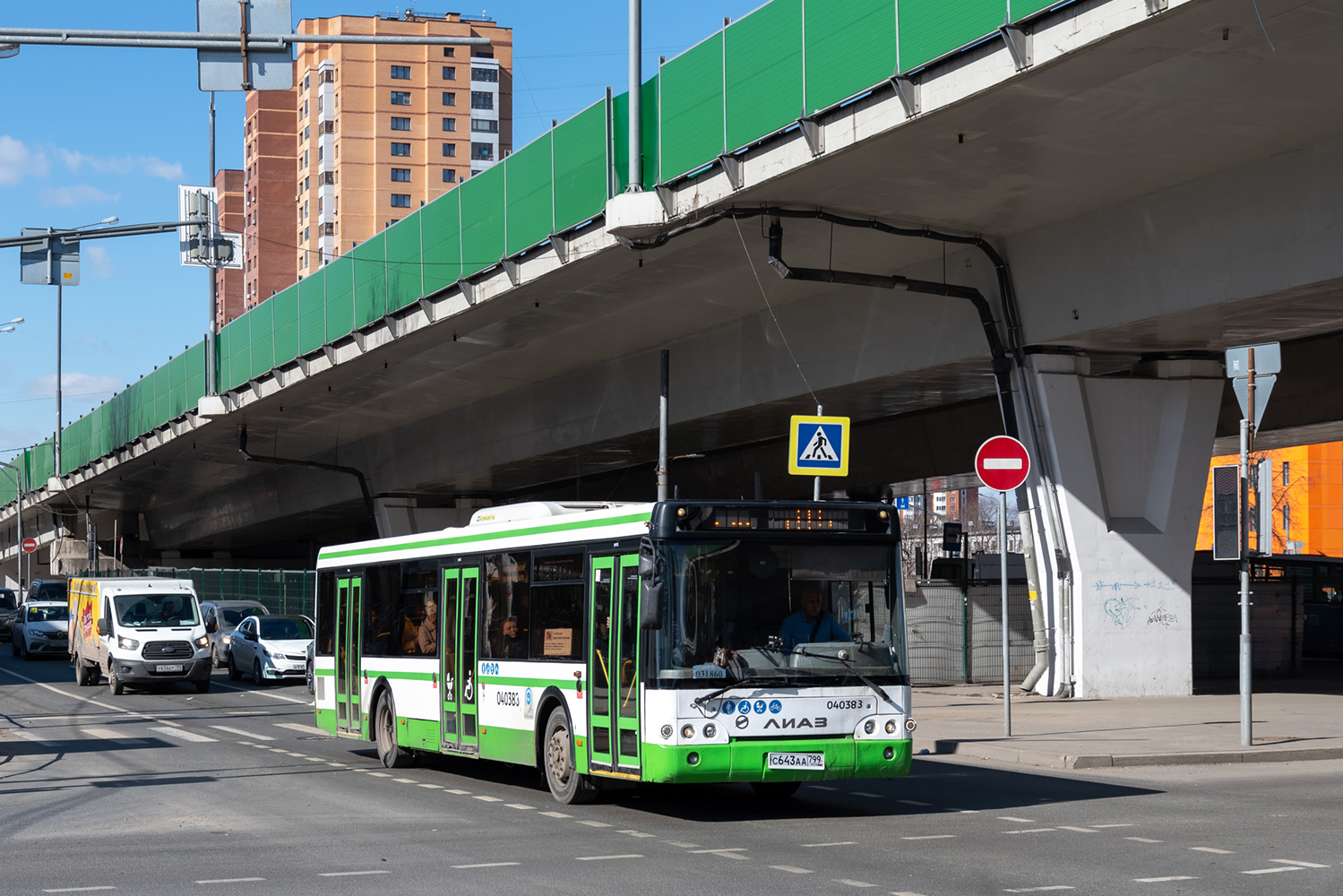 Moskau, LiAZ-5292.22 (2-2-2) Nr. 031860