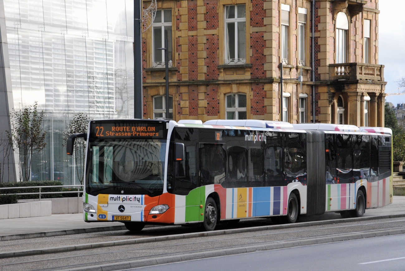 Люксембург, Mercedes-Benz Citaro C2 G № 76