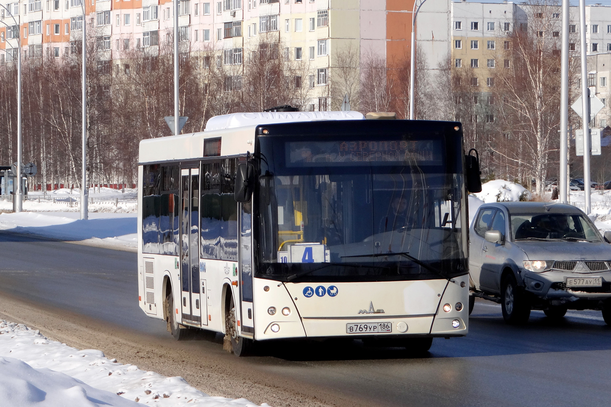 Ханты-Мансийский АО, МАЗ-206.086 № В 769 УР 186