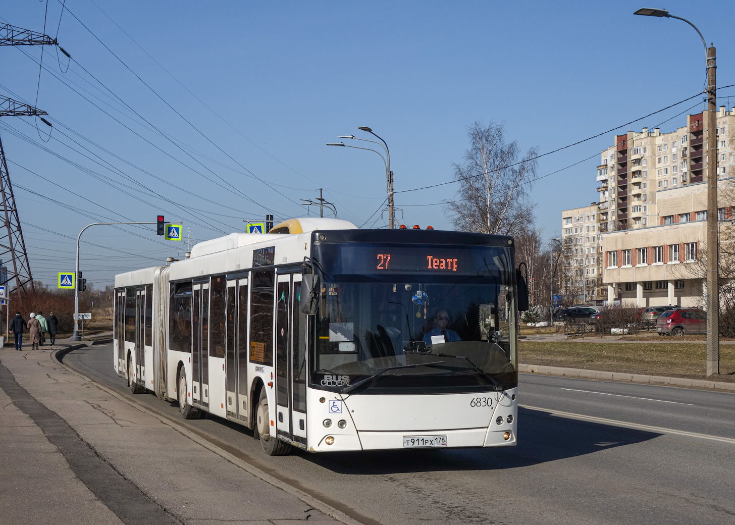 Санкт-Петербург, МАЗ-215.069 № 6830