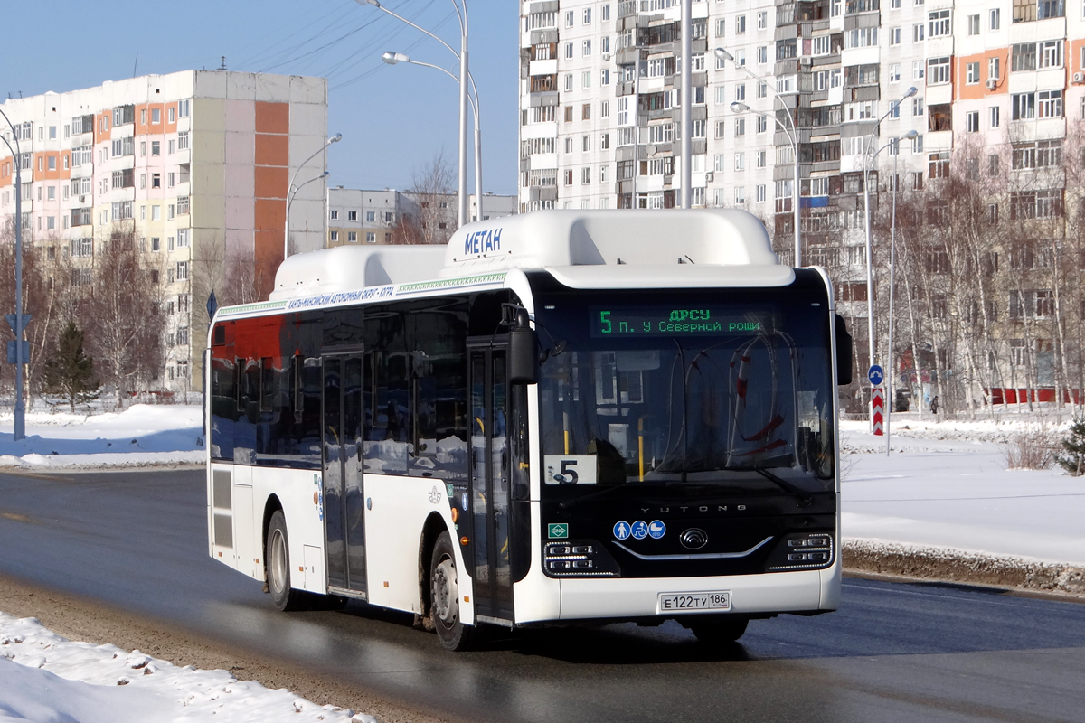 Ханты-Мансийский АО, Yutong ZK6116HG № Е 122 ТУ 186